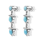EVER TRUE AA Larimar Ohrringe Reine Bronze ca. 5,28 ct.