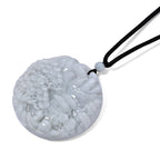 Weiße Jade Halskette Flexibles cm ca. 205.00 ct