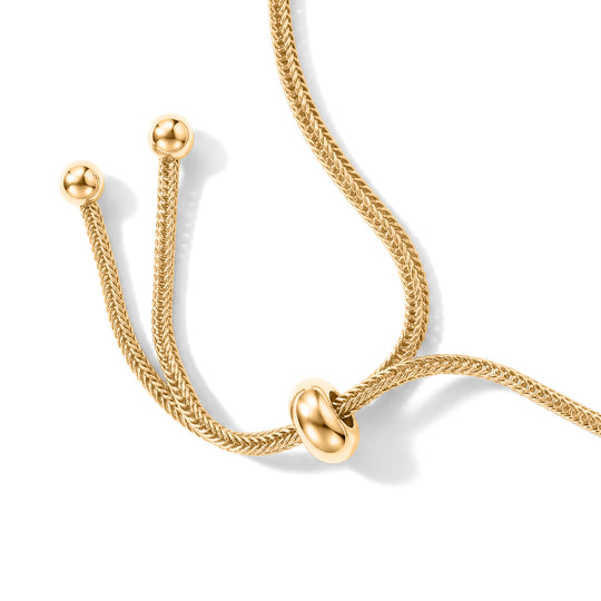 EverTrue AA blaues Apatit und Zirkon 19cm Armband, Bronze mit Gelbgold E-Beschichtung - 2,55 ct.