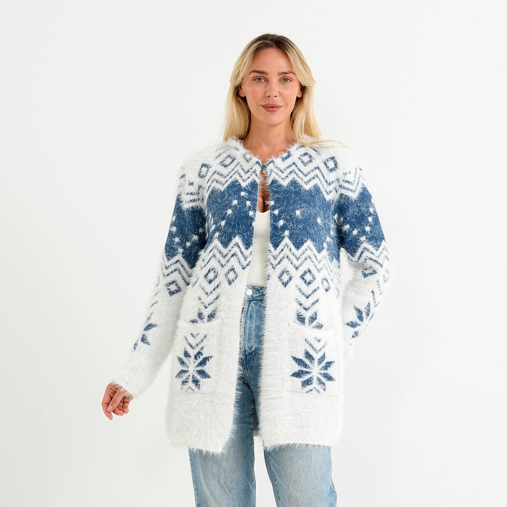 La Marey print Winter outfit with 2 pockets