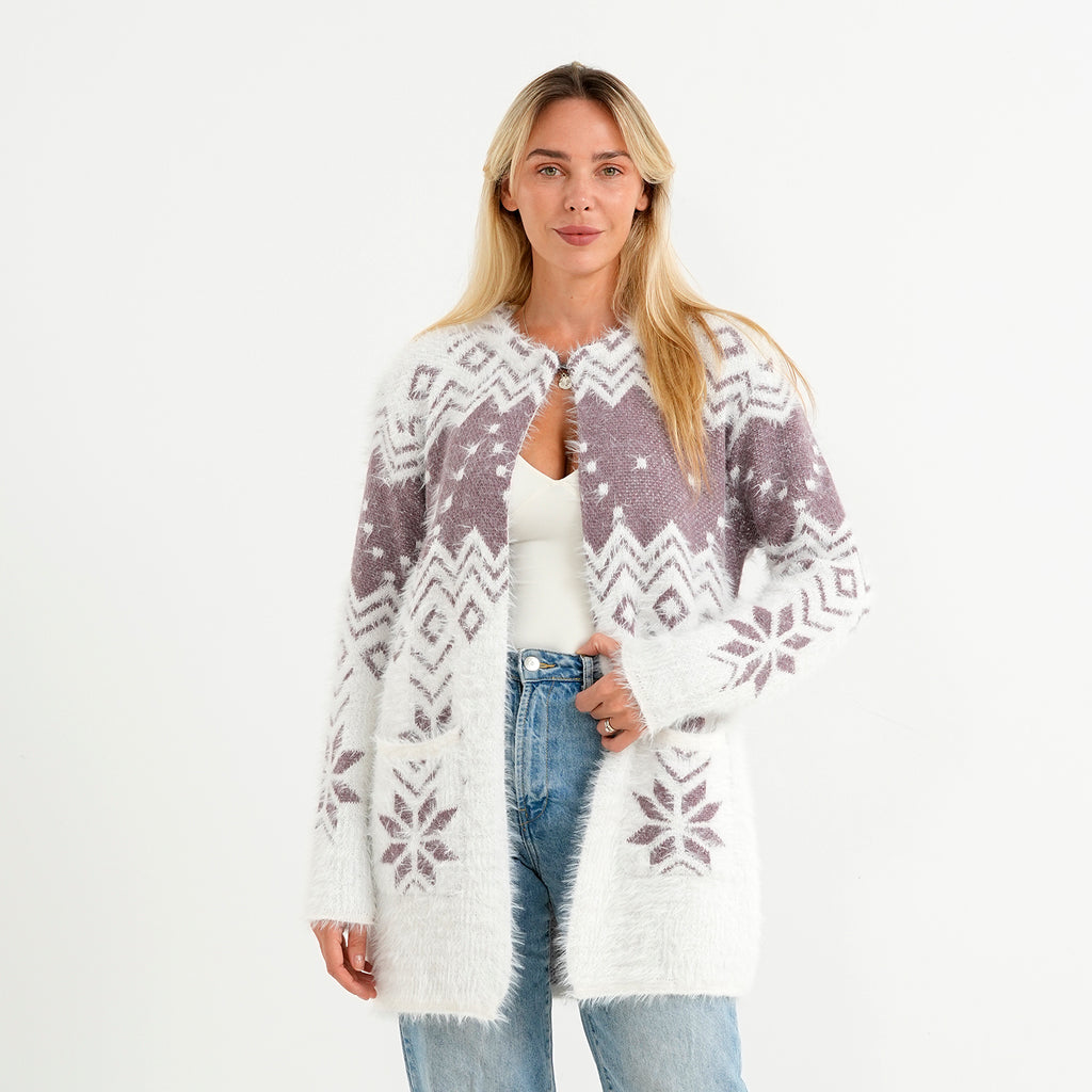 La Marey print Winter outfit with 2 pockets