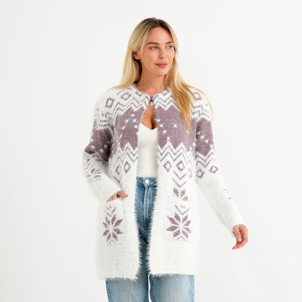 La Marey print Winter outfit with 2 pockets