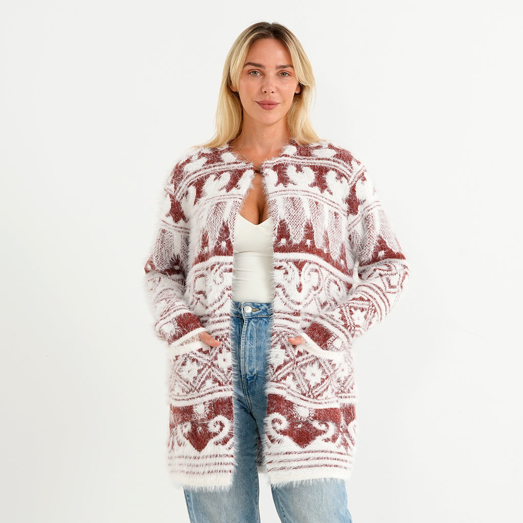La Marey print Winter outfit with 2 pockets