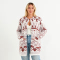 La Marey print Winter outfit with 2 pockets