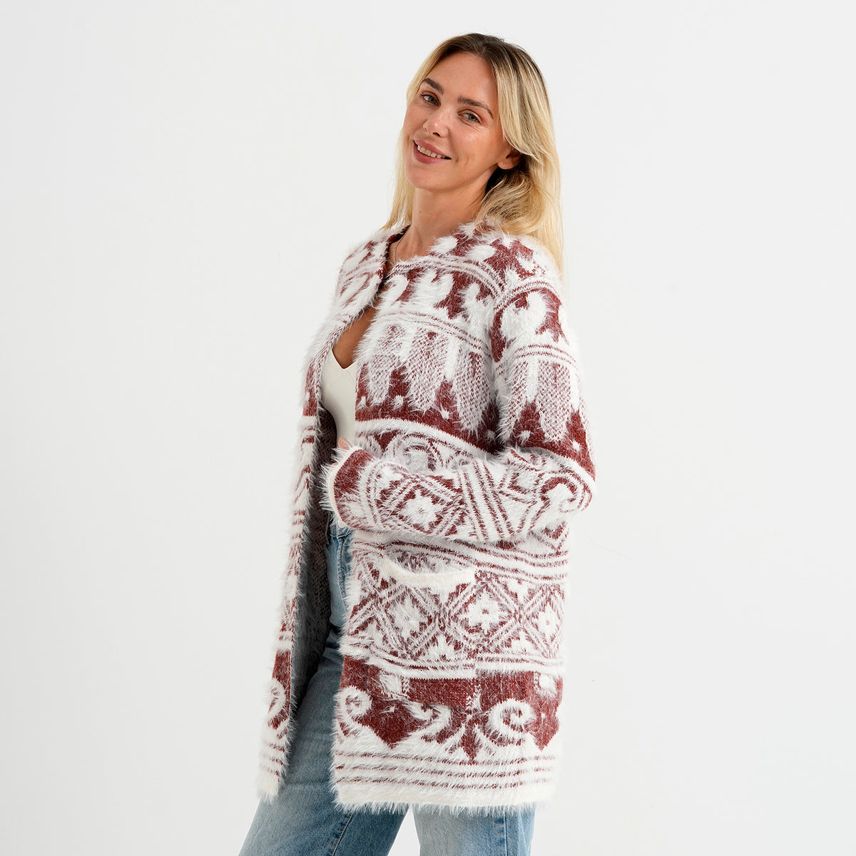 La Marey print Winter outfit with 2 pockets