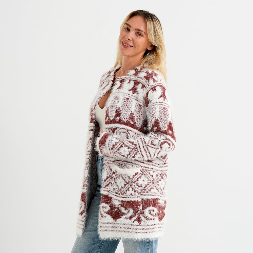 La Marey print Winter outfit with 2 pockets