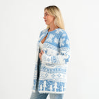 La Marey print Winter outfit with 2 pockets