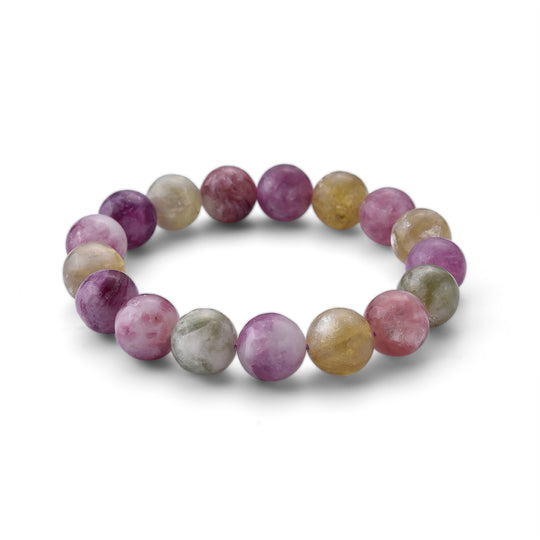 Flexibles lila Lepidolith Armband - 230 ct.
