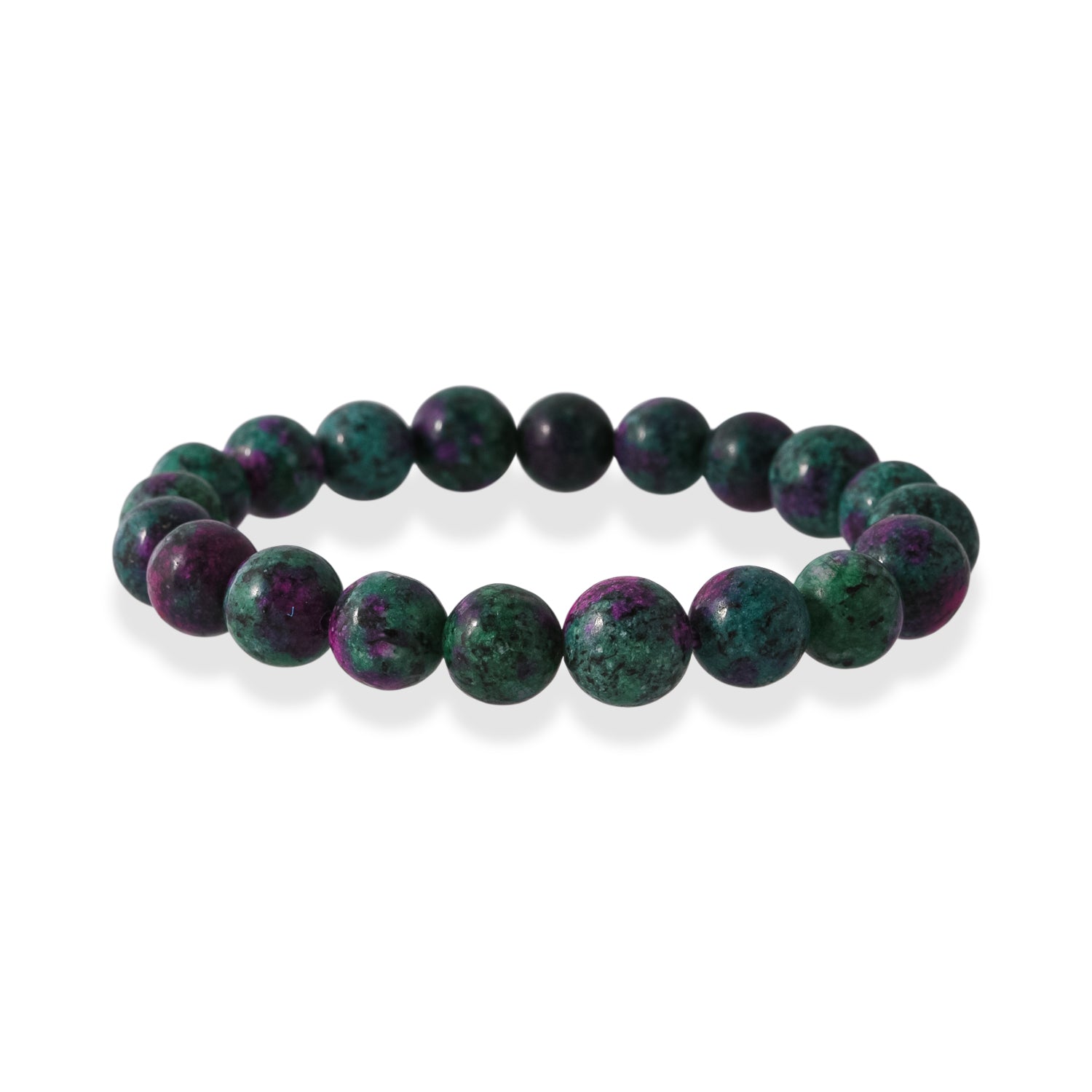 Rubin Zoisite Armband 17 cm flexibel ca. 185,00 ct.