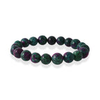 Rubin Zoisite Armband 17 cm flexibel ca. 185,00 ct.