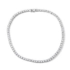 D'Joy Moissanit Halskette ca. 45 cm 925 Silber Rhodiniert ca. 37,98 ct.