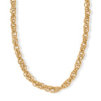 EVER TRUE Reine Bronze 750 Vergoldet Halskette ca. 50 cm ca. 39,00g