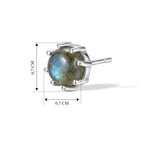 EVER TRUE AAA Labradorit Ohrringe 316L Edelstahl ca. 2.03 ct