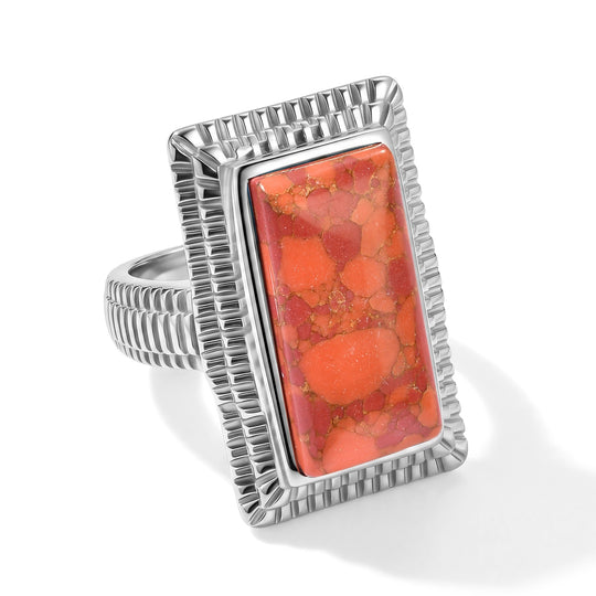 EVER TRUE Verde Onyx Ring 316L Edelstahl (Größe 20.00) ca. 13,69 ct