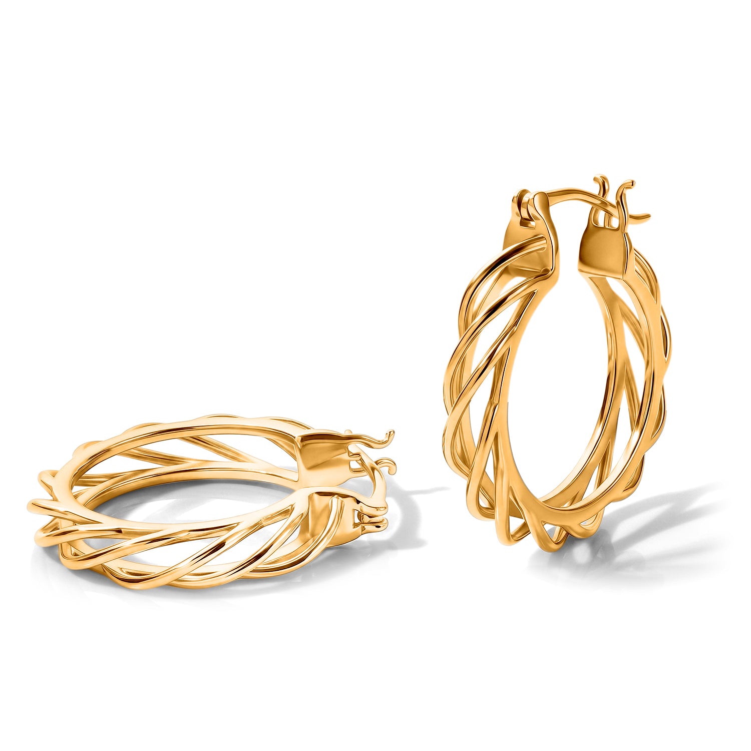 EverTrue Ohrringe, Bronze 750 vergoldet - 5,29 Gramm