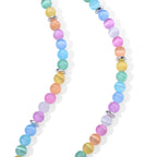 Selenit, Hämatit Halskette ca. 50 cm 316L Edelstahl ca. 330,00 ct.