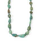 EVER TRUE Türkis Halskette ca. 50 cm Nickelfreies Messing Platiniert ca. 240.00 ct