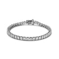 LUXURIANT SGL zertifizierter SI-GH Labor Diamant 19cm Armband, 925 Silber rhodiniert - 5 ct.