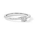 LUXURIANT DIAMOND - Lab Grown Diamant SI-GH Ring 925 Silber Rhodiniert (Größe 17.00) ca. 0,20 ct