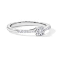 LUXURIANT DIAMOND - Lab Grown Diamant SI-GH Ring 925 Silber Rhodiniert (Größe 21.00) ca. 0,20 ct