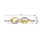 LUXURIANT DIAMOND - Lab Grown Diamant SI-GH Ring 925 Silber 750 Gelbgold vermeil (Größe 17.00) ca. 0,12 ct