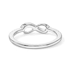 LUXURIANT DIAMOND - Lab Grown Diamant SI-GH Ring 925 Silber Rhodiniert (Größe 17.00) ca. 0,12 ct