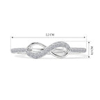 LUXURIANT SI-GH Labor Diamant Ring, 925 Silber rhodiniert - 0,12 ct.
