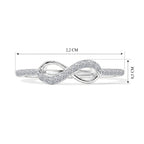 LUXURIANT DIAMOND - Lab Grown Diamant SI-GH Ring 925 Silber Rhodiniert (Größe 21.00) ca. 0,12 ct