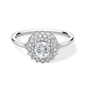LUXURIANT SGL zertifizierter VS-EF Labor Diamant Ring in 950 Platin - 1,01 ct.