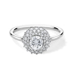 LUXURIANT SGL zertifizierter VS-EF Labor Diamant Ring in 950 Platin - 1,01 ct.