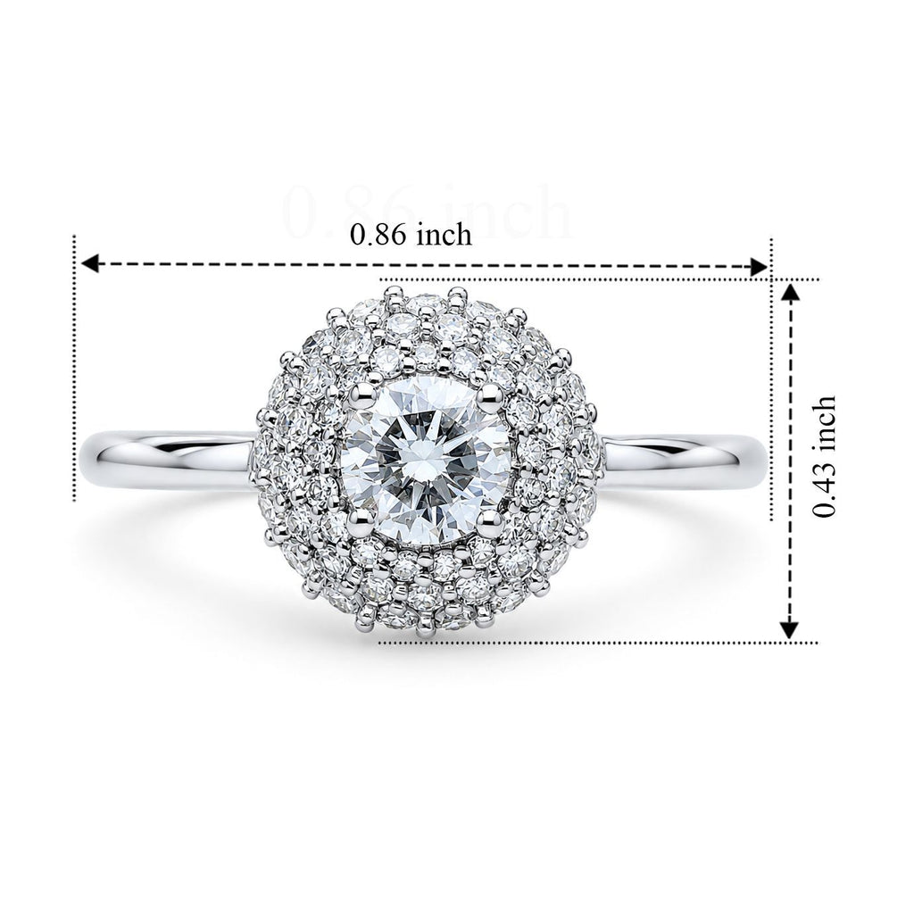 LUXURIANT SGL zertifizierter VS-EF Labor Diamant Ring in 950 Platin - 1,01 ct.