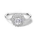 LUXURIANT DIAMOND - Lab Grown  Diamant SGL zertifiziert  VS-EF Ring 950 Platin (Größe 20.00) ca. 1,02 ct