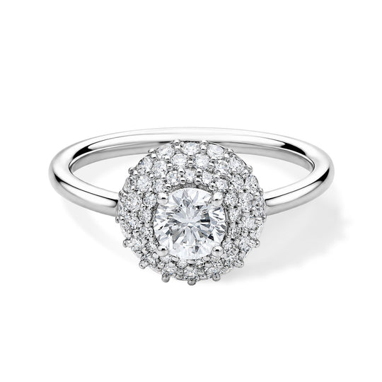 LUXURIANT DIAMOND - Lab Grown  Diamant SGL zertifiziert  VS-EF Ring 950 Platin (Größe 20.00) ca. 1,02 ct