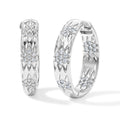 LUXURIANT SGL zertifizierte SI-GH Labor Diamant  Ohrringe, 925 Silber rhodiniert - 0,50 ct.