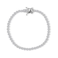 LUXURIANT SGL zertifizierter SI-GH Labor Diamant 19cm Armband, 925 Silber rhodiniert - 2,50 ct.