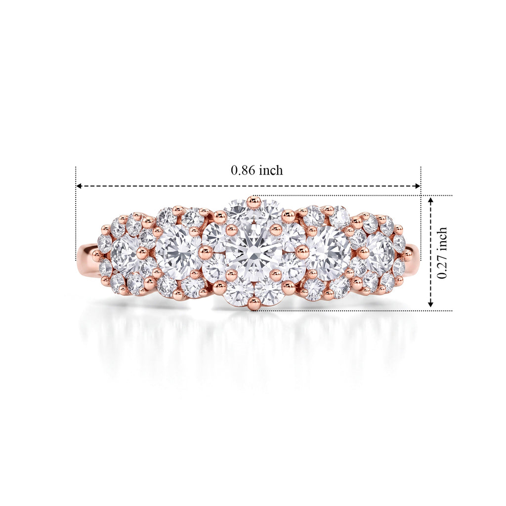 750 Roségold vermeil