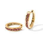 D'Joy AA Blush Turmalin Ohrringe 925 Silber 750 Gelbgold vermeil ca. 1.18 ct