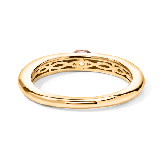 EVER TRUE AA Blush Turmalin Ring Reine Bronze (Größe 18.00) ca. 0,19 ct
