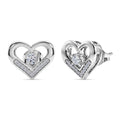 LUXURIANT DIAMOND - Lab Grown Diamant SI-GH Ohrringe 925 Silber Rhodiniert ca. 0,33 ct.