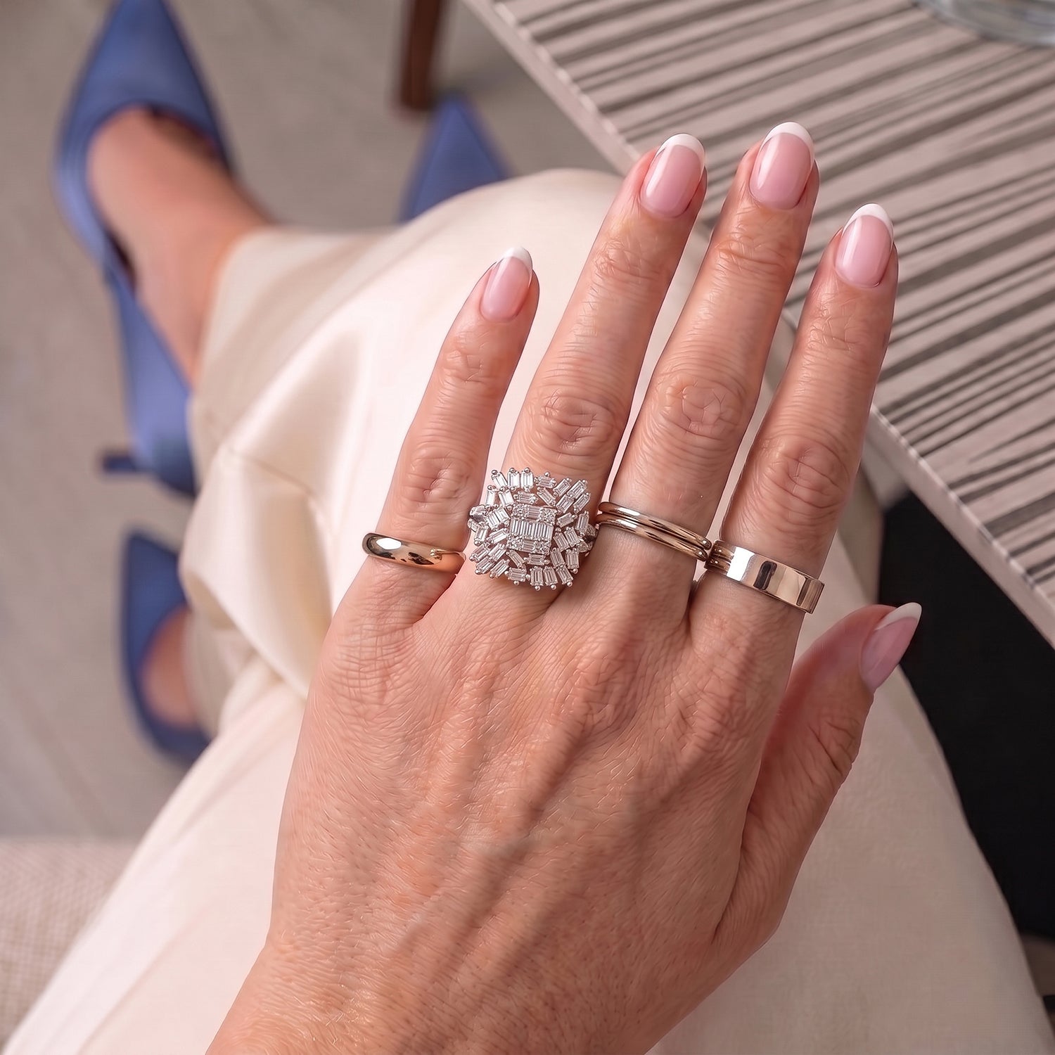 750 Roségold vermeil