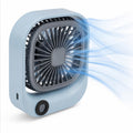 SILVERGEAR Tragbarer Mini-Tischventilator mit kompaktem Design, Blau