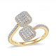 750 Gelbgold vermeil