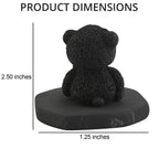 Teddy Bear Shungite Figurine 2.5x1.25 (7-8 Werktage Lieferzeit)