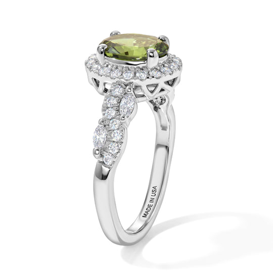 D'Joy AA, Moissanit Ring 925 Silber Rhodiniert (Größe 17.00)   (10-16 Werktage Lieferzeit) ca. 1,73 ct