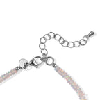 EVER TRUE Natürlicher, äthiopischer Welo Opal Armband ca. 19 cm 316L Edelstahl ca. 18,00 ct.
