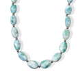 D'Joy Larimar Halskette ca. 45 cm + 5 cm Extender  925 Silber Rhodiniert ca. 210,00 ct.