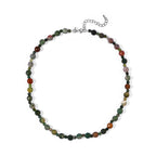 EVER TRUE Moosachat Halskette ca. 45 cm 316L Edelstahl ca. 145.00 ct