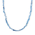 Aquamarin Halskette ca. 45 cm + 5 cm Extender 316L Edelstahl ca. 70,00 ct.
