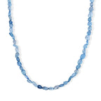 Aquamarin Halskette ca. 45 cm + 5 cm Extender 316L Edelstahl ca. 70,00 ct.