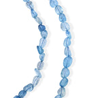 Aquamarin Halskette ca. 45 cm + 5 cm Extender 316L Edelstahl ca. 70,00 ct.